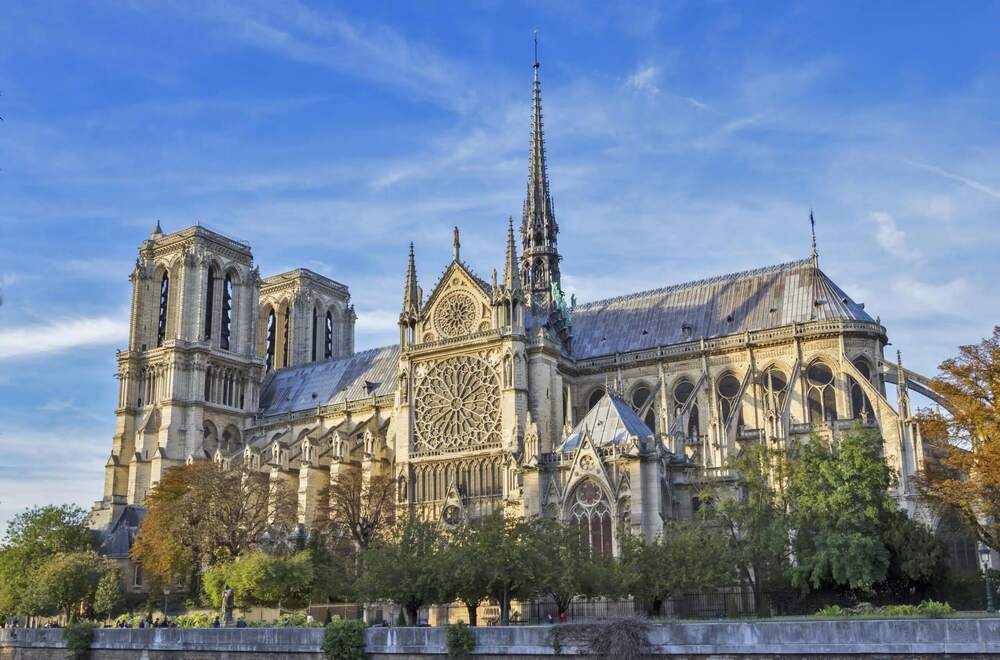 Notre Dame basilica in Paris