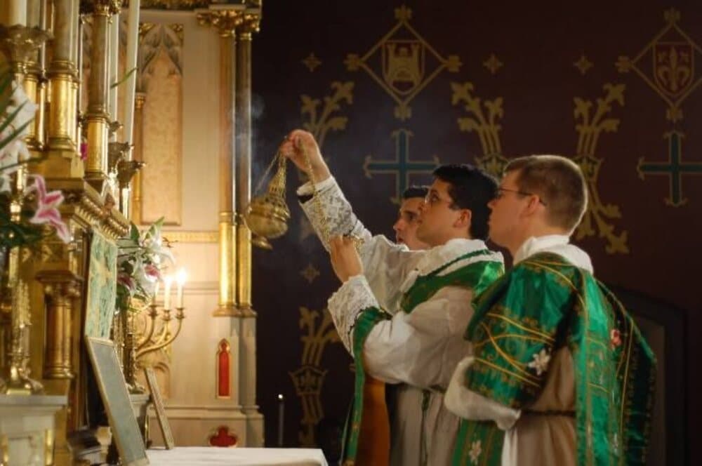 Initial Rites-Incensation of the altar